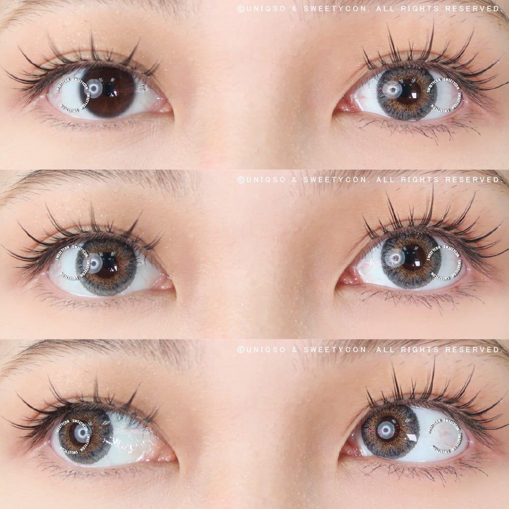 Sweety 3 Tones Gray (1 lens/pack)-Colored Contacts-UNIQSO UK