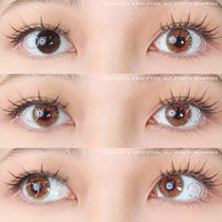 Sweety 3 Tones Honey (1 lens/pack)-Colored Contacts-UNIQSO UK