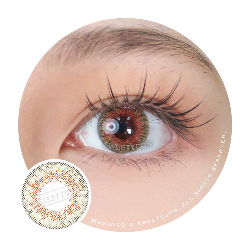 Sweety 3 Tones Honey (1 lens/pack)-Colored Contacts-UNIQSO UK