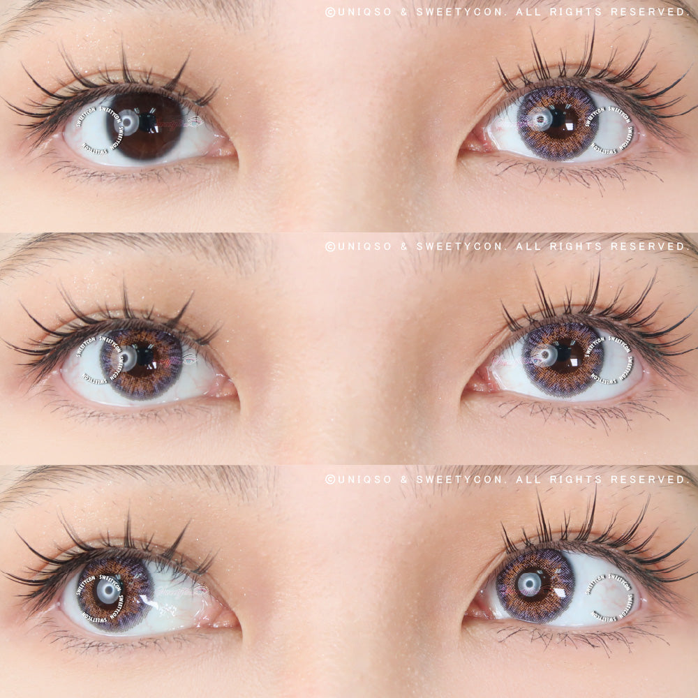 Sweety 3 Tones Pink (1 lens/pack)-Colored Contacts-UNIQSO UK