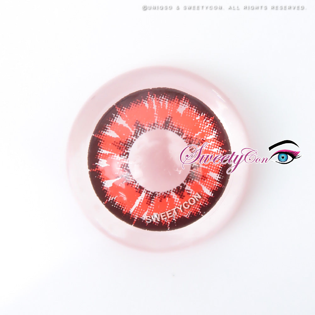 Sweety Akaten Red (1 lens/pack)-Colored Contacts-UNIQSO UK