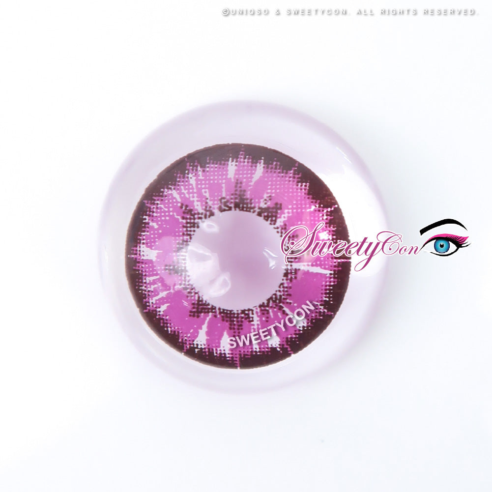 Sweety Akaten Violet (1 lens/pack)-Colored Contacts-UNIQSO UK
