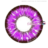 Sweety Akaten Violet (1 lens/pack)-Colored Contacts-UNIQSO UK