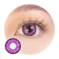 Sweety Akaten Violet (1 lens/pack)-Colored Contacts-UNIQSO UK
