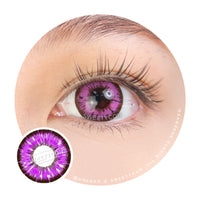 Sweety Akaten Violet (1 lens/pack)-Colored Contacts-UNIQSO UK