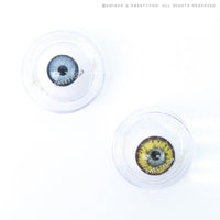 Sweety Akaten Yellow (1 lens/pack)-Colored Contacts-UNIQSO UK