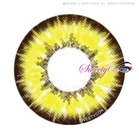 Sweety Akaten Yellow (1 lens/pack)-Colored Contacts-UNIQSO UK