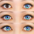 Sweety Anime 2 Cyan Turquoise (1 lens/pack)-Colored Contacts-UNIQSO UK