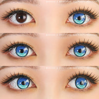 Sweety Anime 2 Cyan Turquoise (1 lens/pack)-Colored Contacts-UNIQSO UK