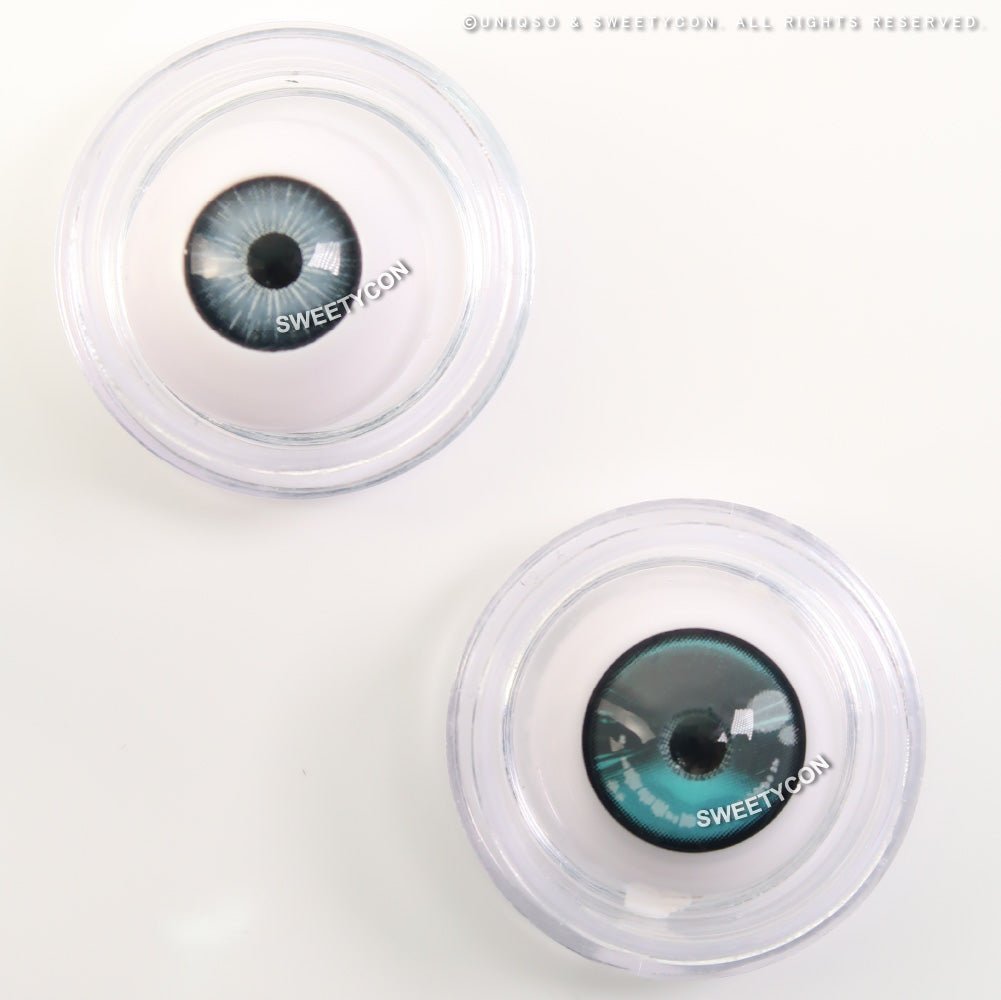 Sweety Anime 2 Gray Blue (1 lens/pack)-Colored Contacts-UNIQSO UK