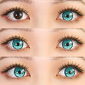 Sweety Anime 2 Teal Green (1 lens/pack)-Colored Contacts-UNIQSO UK