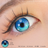 Sweety Anime 3 Blue (1 lens/pack)-Colored Contacts-UNIQSO UK