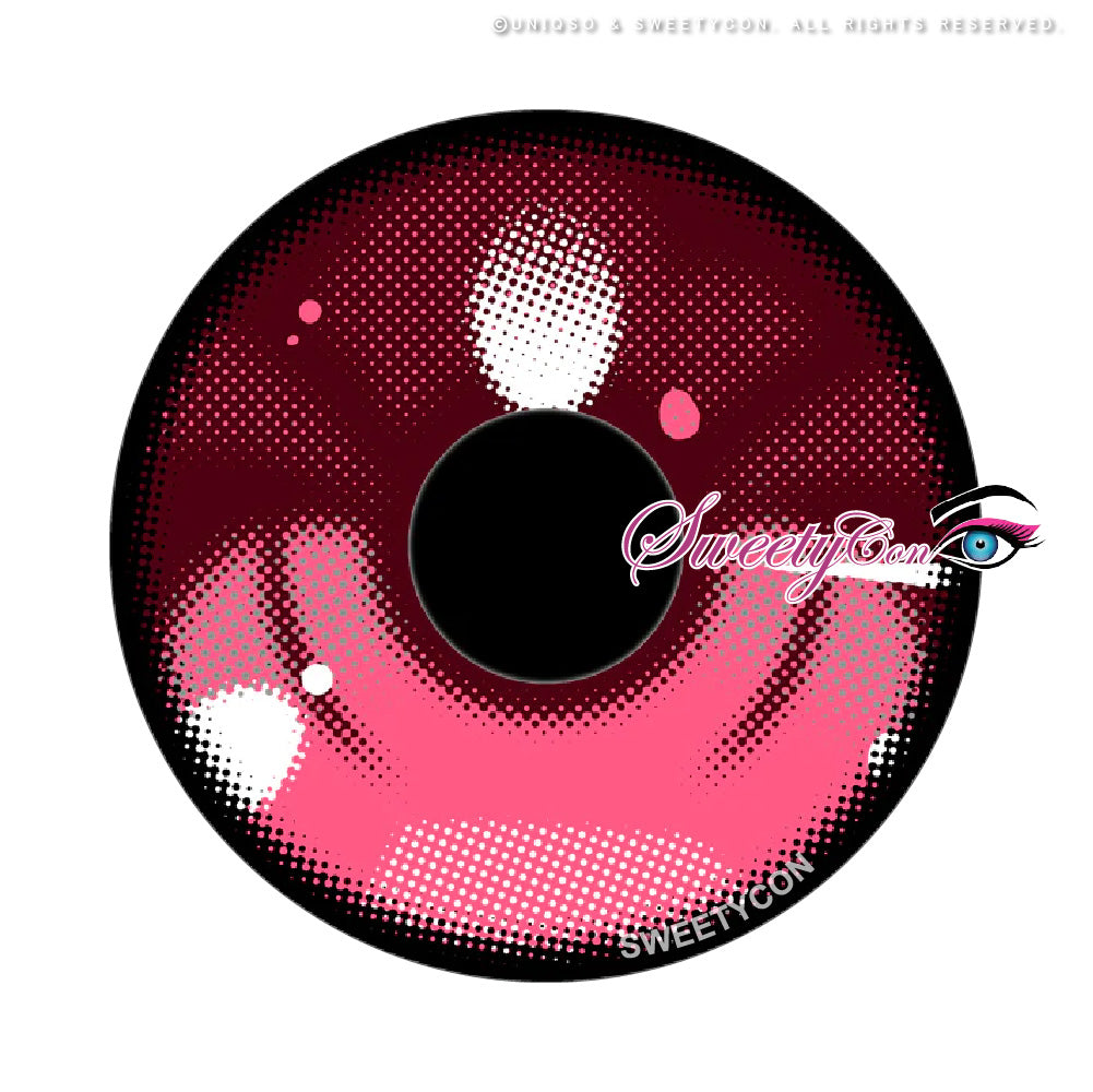 Sweety Anime 3 Pink (1 lens/pack)-Colored Contacts-UNIQSO UK