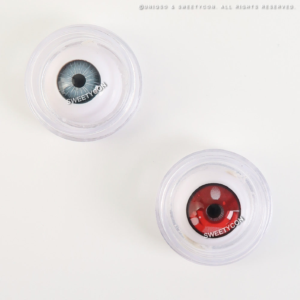 Sweety Anime 3 Red (1 lens/pack)-Colored Contacts-UNIQSO UK
