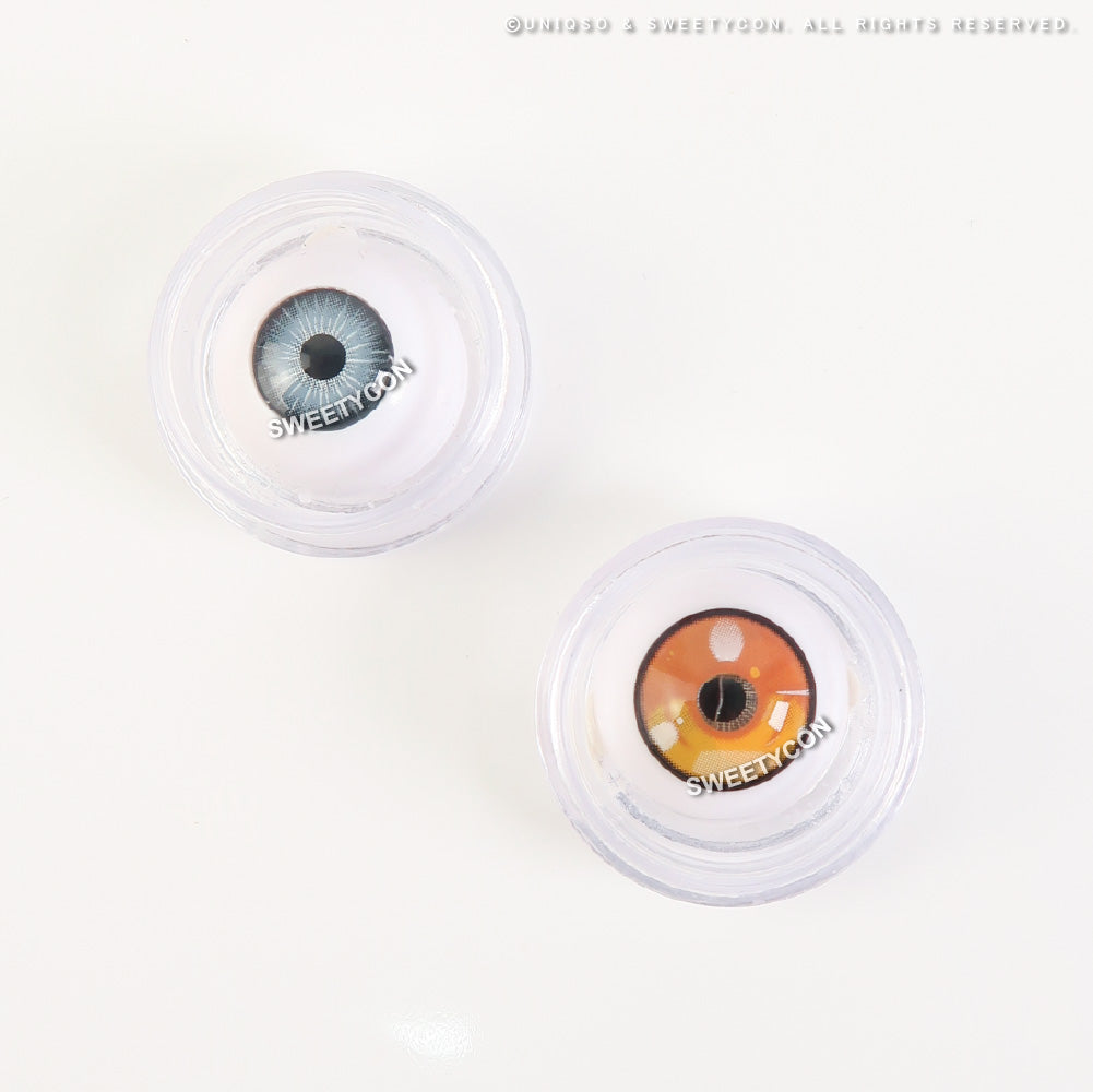 Sweety Anime 3 Yellow (1 lens/pack)-Colored Contacts-UNIQSO UK