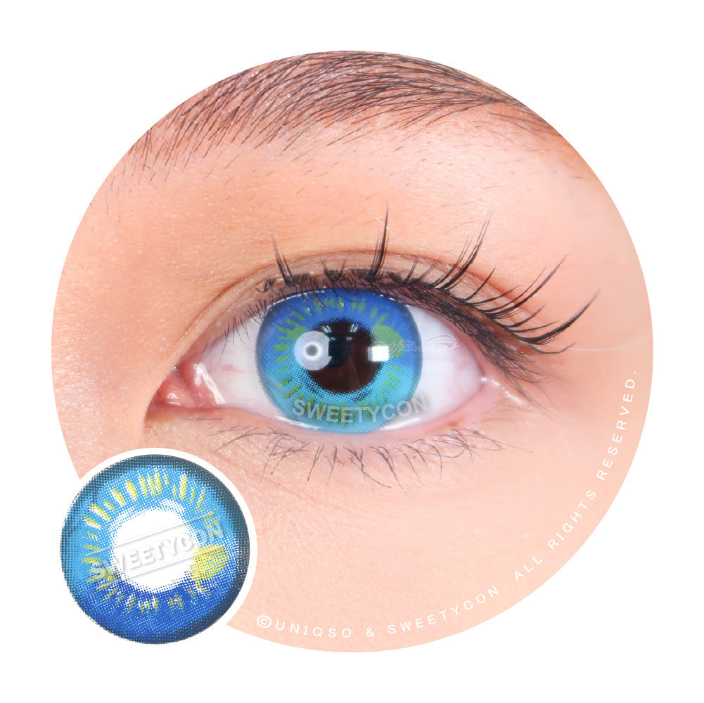 Sweety Anime Blue (1 lens/pack)-Colored Contacts-UNIQSO UK
