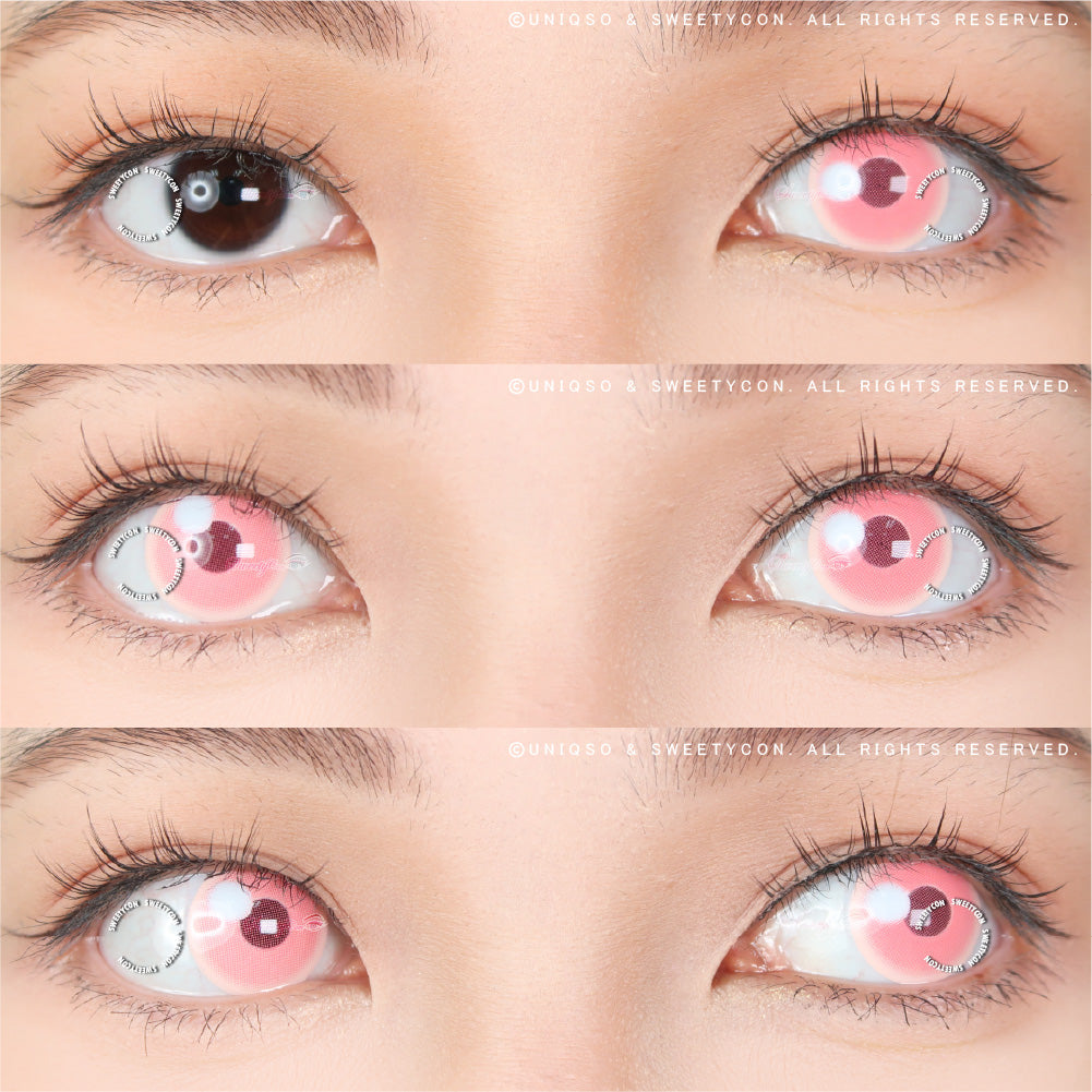 Sweety Anime Cloud Pink (1 lens/pack)-Colored Contacts-UNIQSO UK