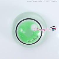 Sweety Anime Cloud Rim Green (1 lens/pack)-Colored Contacts-UNIQSO UK