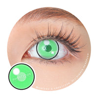 Sweety Anime Cloud Rim Green (1 lens/pack)-Colored Contacts-UNIQSO UK