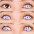 Sweety Anime Cloud Rim Violet (1 lens/pack)-Colored Contacts-UNIQSO UK