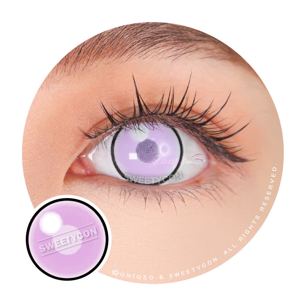 Sweety Anime Cloud Rim Violet (1 lens/pack)-Colored Contacts-UNIQSO UK