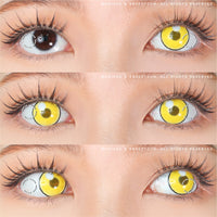 Sweety Anime Cloud Rim Yellow (1 lens/pack)-Colored Contacts-UNIQSO UK