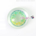 Sweety Anime Flower Green (1 lens/pack)-Colored Contacts-UNIQSO UK