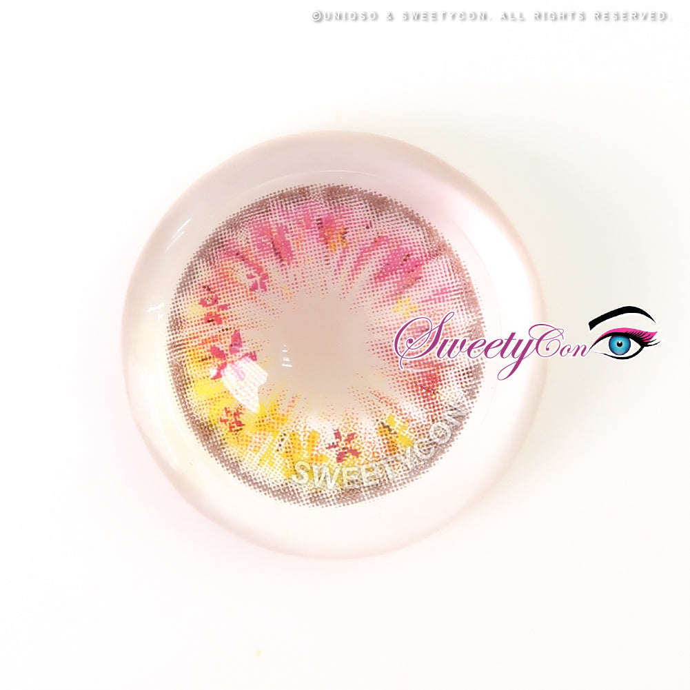 Sweety Anime Flower Pink (1 lens/pack)-Colored Contacts-UNIQSO UK