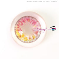 Sweety Anime Flower Pink (1 lens/pack)-Colored Contacts-UNIQSO UK