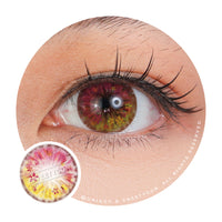 Sweety Anime Flower Pink (1 lens/pack)-Colored Contacts-UNIQSO UK