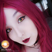 Sweety Anime Orange (1 lens/pack)-Colored Contacts-UNIQSO UK