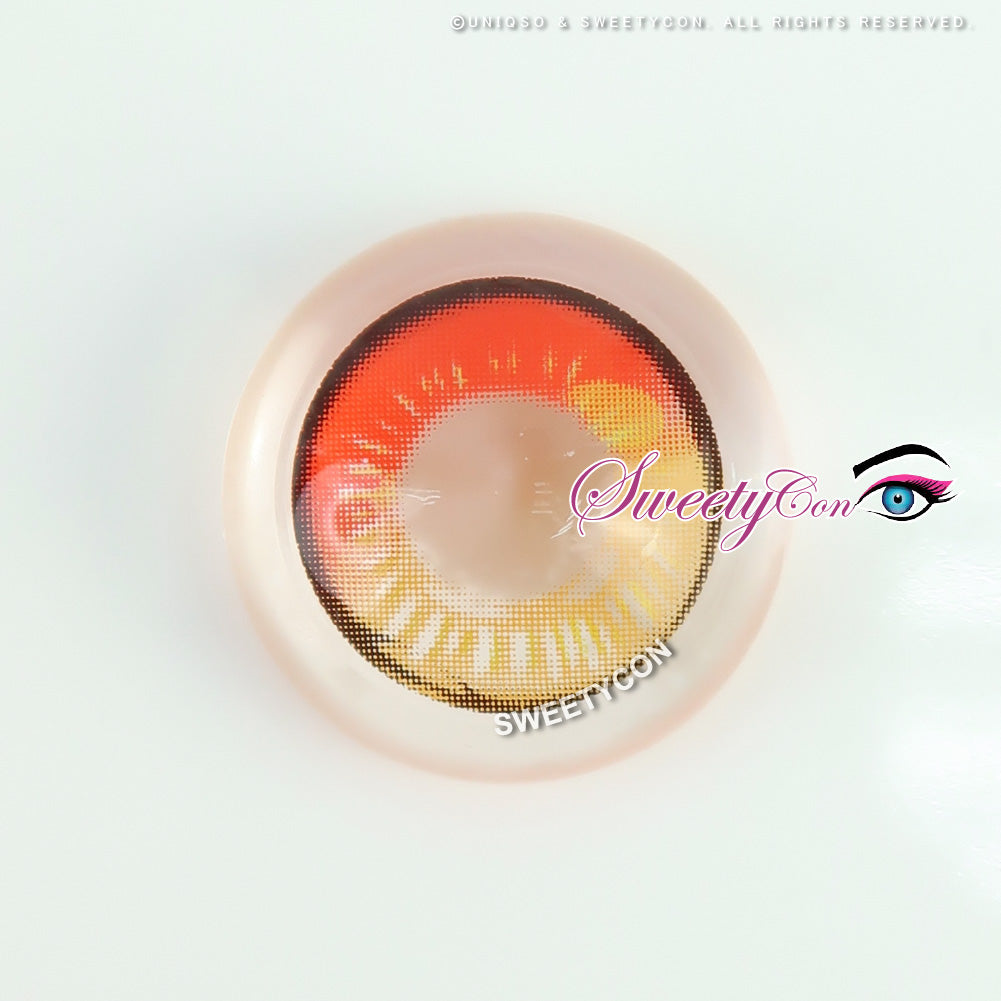 Sweety Anime Red (1 lens/pack)-Colored Contacts-UNIQSO UK