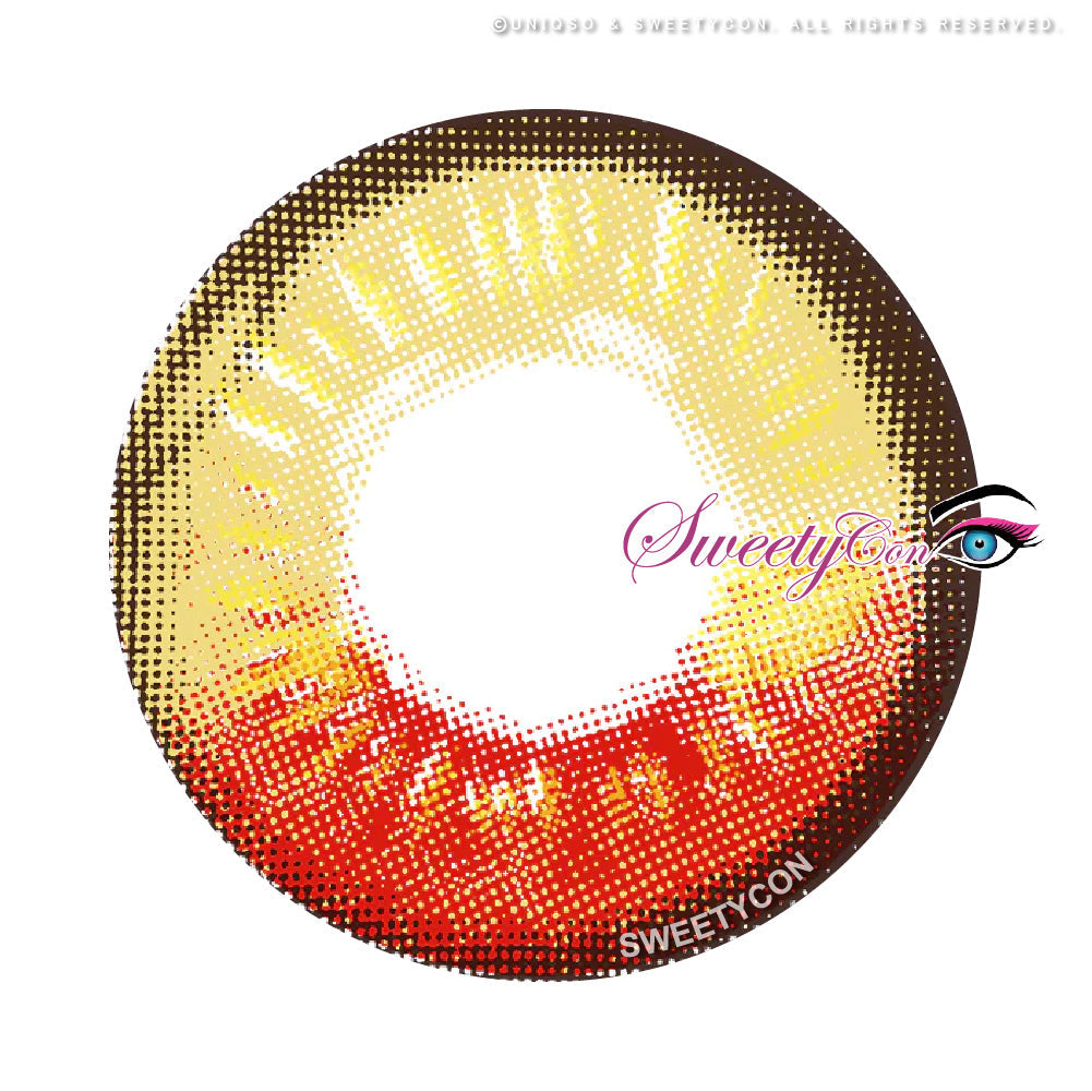 Sweety Anime Red (1 lens/pack)-Colored Contacts-UNIQSO UK