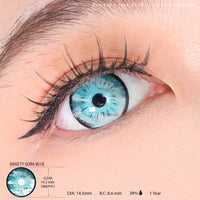 Sweety Anime Sora Blue (1 lens/pack)-Colored Contacts-UNIQSO UK