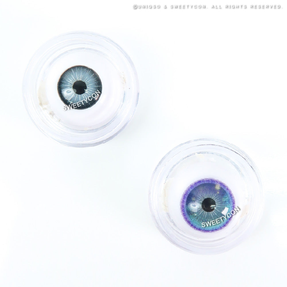 Sweety Anime Tear Blue (1 lens/pack)-Colored Contacts-UNIQSO UK