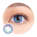 Sweety Anime Tear Blue (1 lens/pack)-Colored Contacts-UNIQSO UK