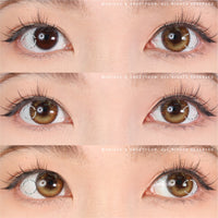 Sweety Anime Tear Orange Gold (1 lens/pack)-Colored Contacts-UNIQSO UK