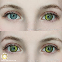 Sweety Anime Tear Yellow (1 lens/pack)-Colored Contacts-UNIQSO UK