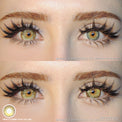 Sweety Anime Tear Yellow (1 lens/pack)-Colored Contacts-UNIQSO UK