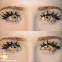 Sweety Anime Tear Yellow (1 lens/pack)-Colored Contacts-UNIQSO UK
