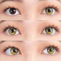 Sweety Anime Tear Yellow (1 lens/pack)-Colored Contacts-UNIQSO UK