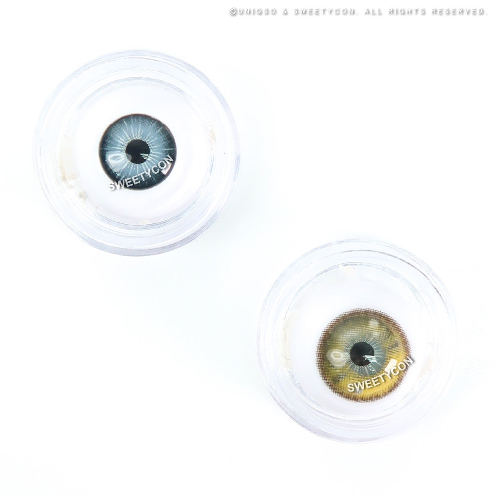 Sweety Anime Tear Yellow (1 lens/pack)-Colored Contacts-UNIQSO UK