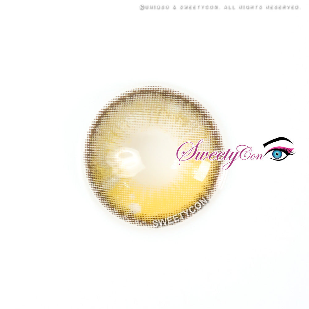 Sweety Anime Tear Yellow (1 lens/pack)-Colored Contacts-UNIQSO UK