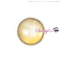 Sweety Anime Tear Yellow (1 lens/pack)-Colored Contacts-UNIQSO UK