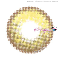 Sweety Anime Tear Yellow (1 lens/pack)-Colored Contacts-UNIQSO UK