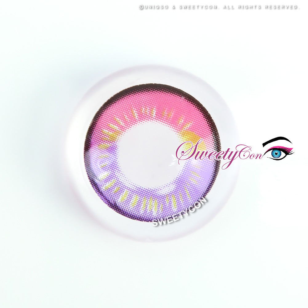 Sweety Anime Violet (1 lens/pack)-Colored Contacts-UNIQSO UK
