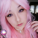 Sweety Anime Violet (1 lens/pack)-Colored Contacts-UNIQSO UK