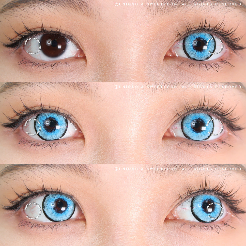 Sweety Aquaman Blue (1 lens/pack)-Colored Contacts-UNIQSO UK