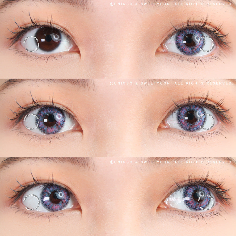 Sweety Aurora Violet (1 lens/pack)-Colored Contacts-UNIQSO UK