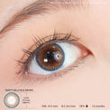Sweety Bella Blue Brown (1 lens/pack)-Colored Contacts-UNIQSO UK